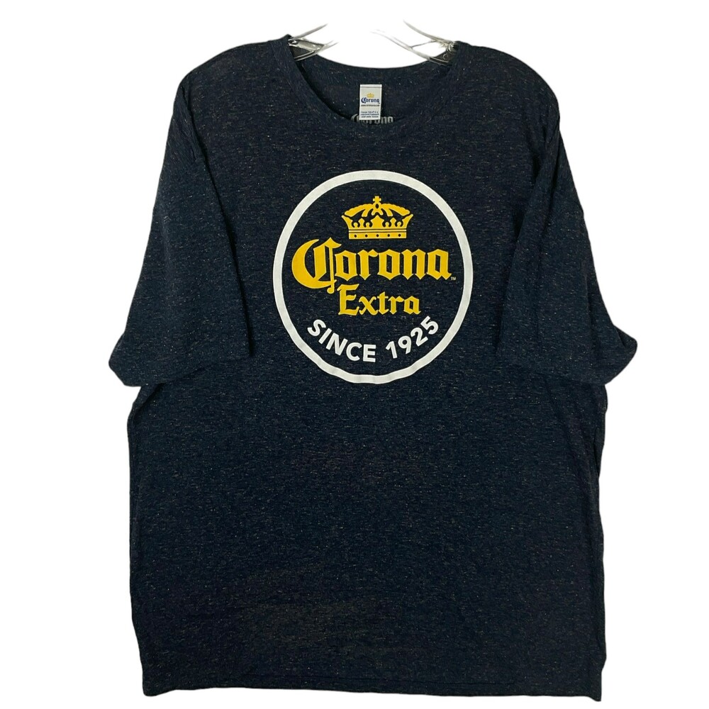 Corona Extra Men’s Dark Gray “Corona Extra Since 1925” Graphic T-Shirt 2XLarge